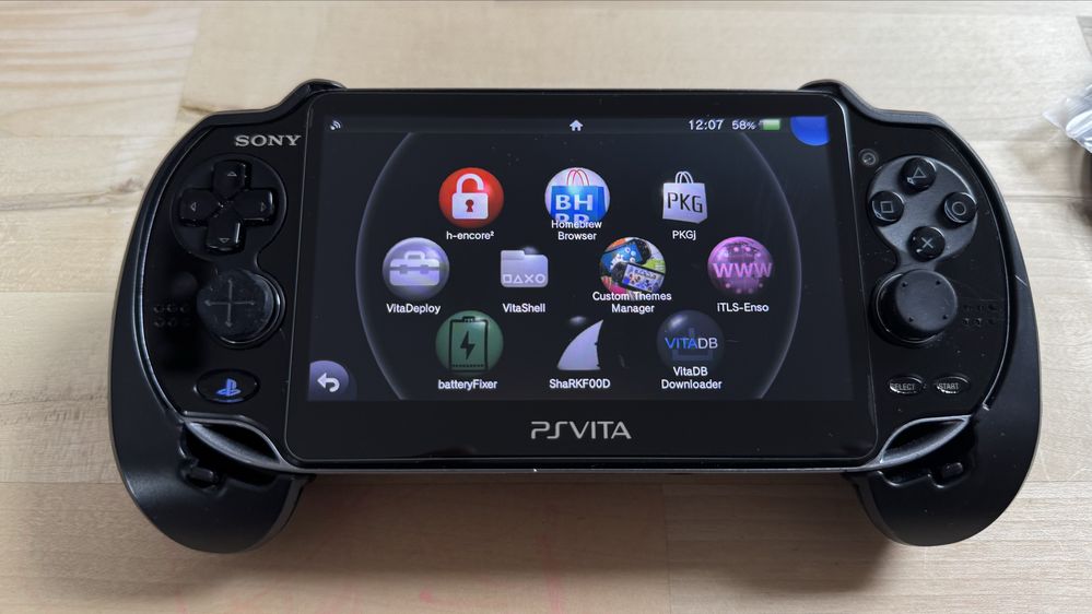 PlayStation Vita PS Oled CFW 256GB 4GB WiFi PCH1004 przerobiona zestaw