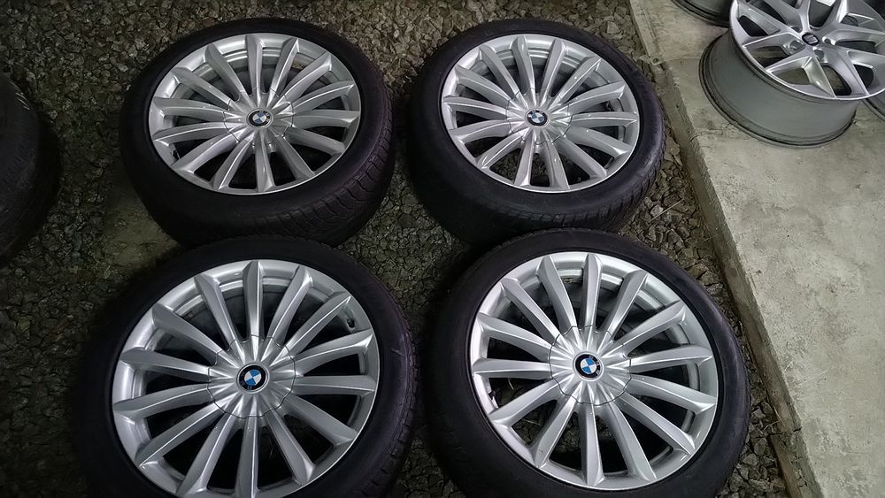 Koła zima org BMW 8.5x19 et25 + 245/45/19. 5x120 BMW 5/7