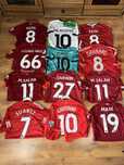 Jersey Liverpool Salah Gerrard Suarez Coutinho Mane Nunez Alexander