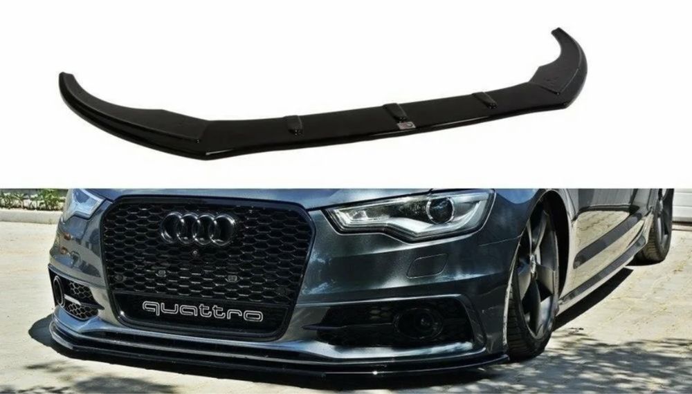 Splitter / spoiler przedni / spoiler zderzaka przedniego audi a6 c7 4G