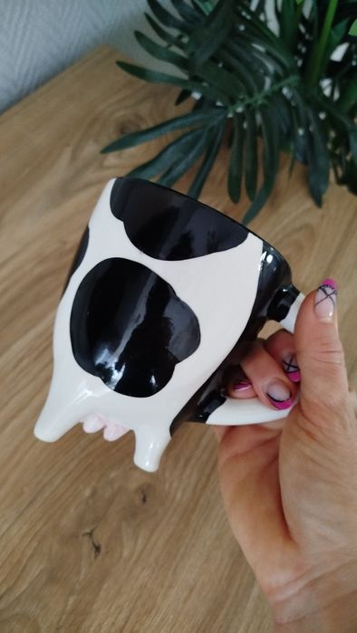 Kubek krowa kubek w krowie łaty