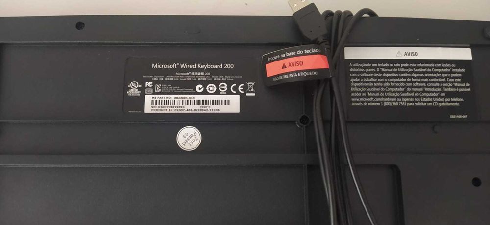 Microsoft Wired Keyboard 20064551542492675121