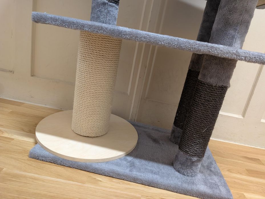 Nox Drapak dla Kota Ciemnoszary 95x42x135cm Używany DUŻY