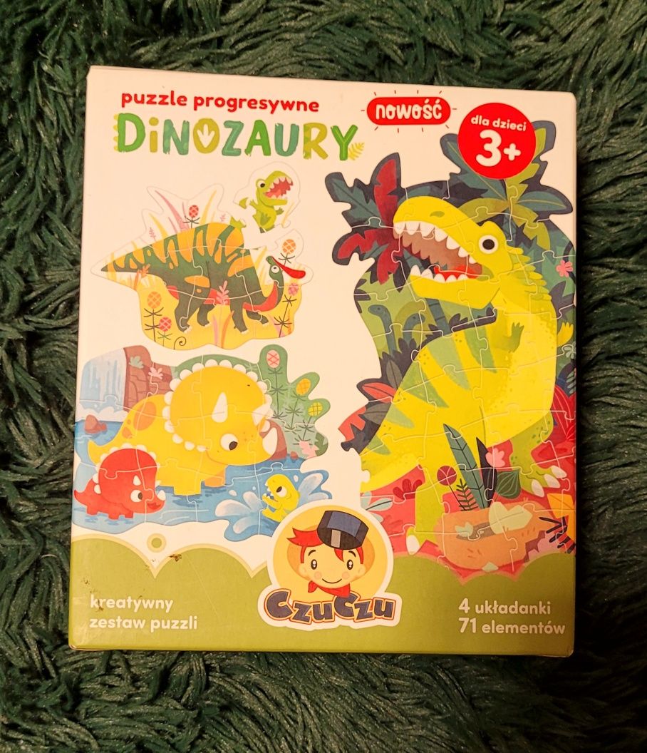 Czu Czu puzzle dinozaury