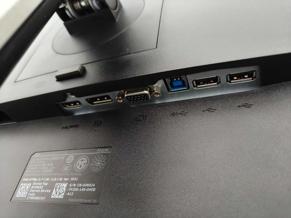 Monitor LED Dell P2319H 23" 1920 x 1080 px IPS PLS HDMI stan BDB FV23%