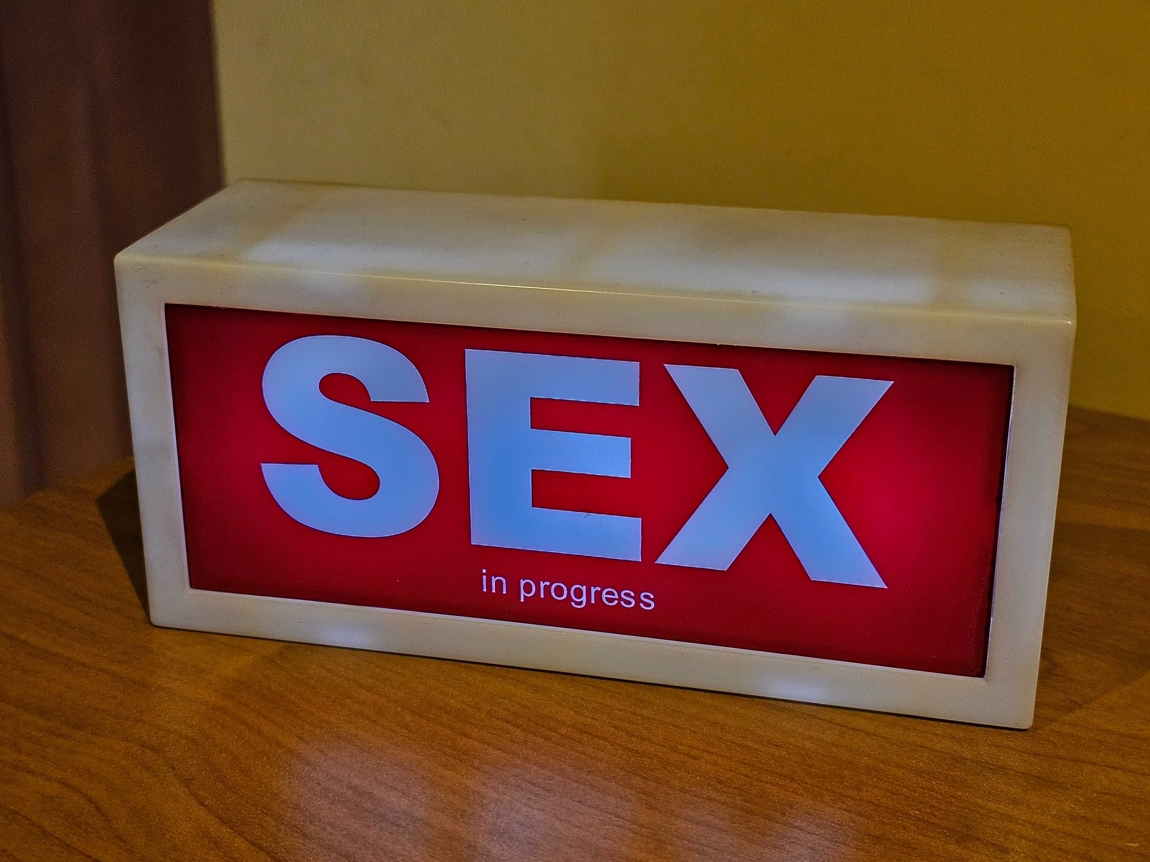 Lampka SEX in progress - unikalny świecący gadżet :)