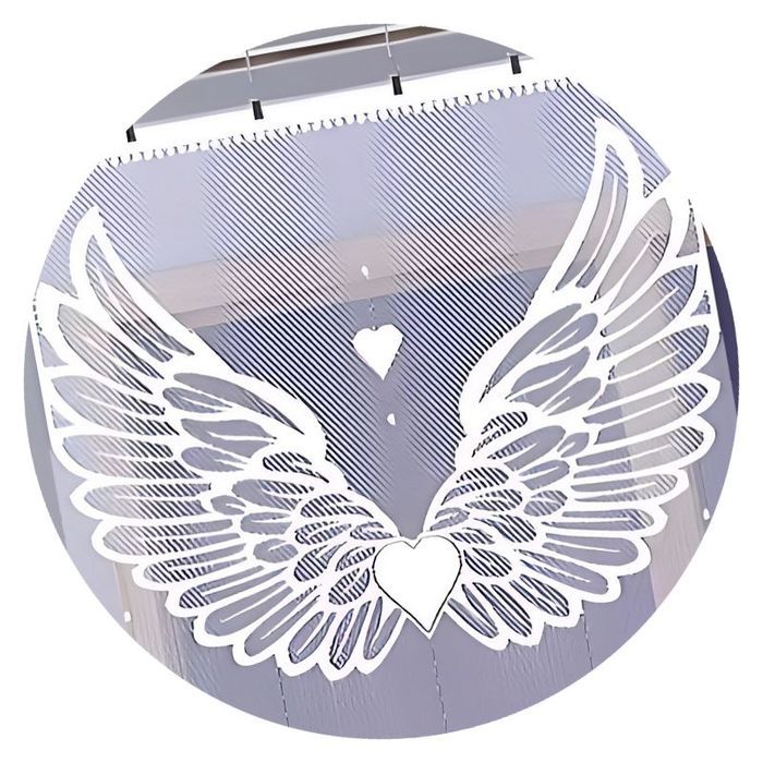 Komplet firan Skrzydlate Serce wys 250 cm DomoweTekstylia | WN6SS2 55K