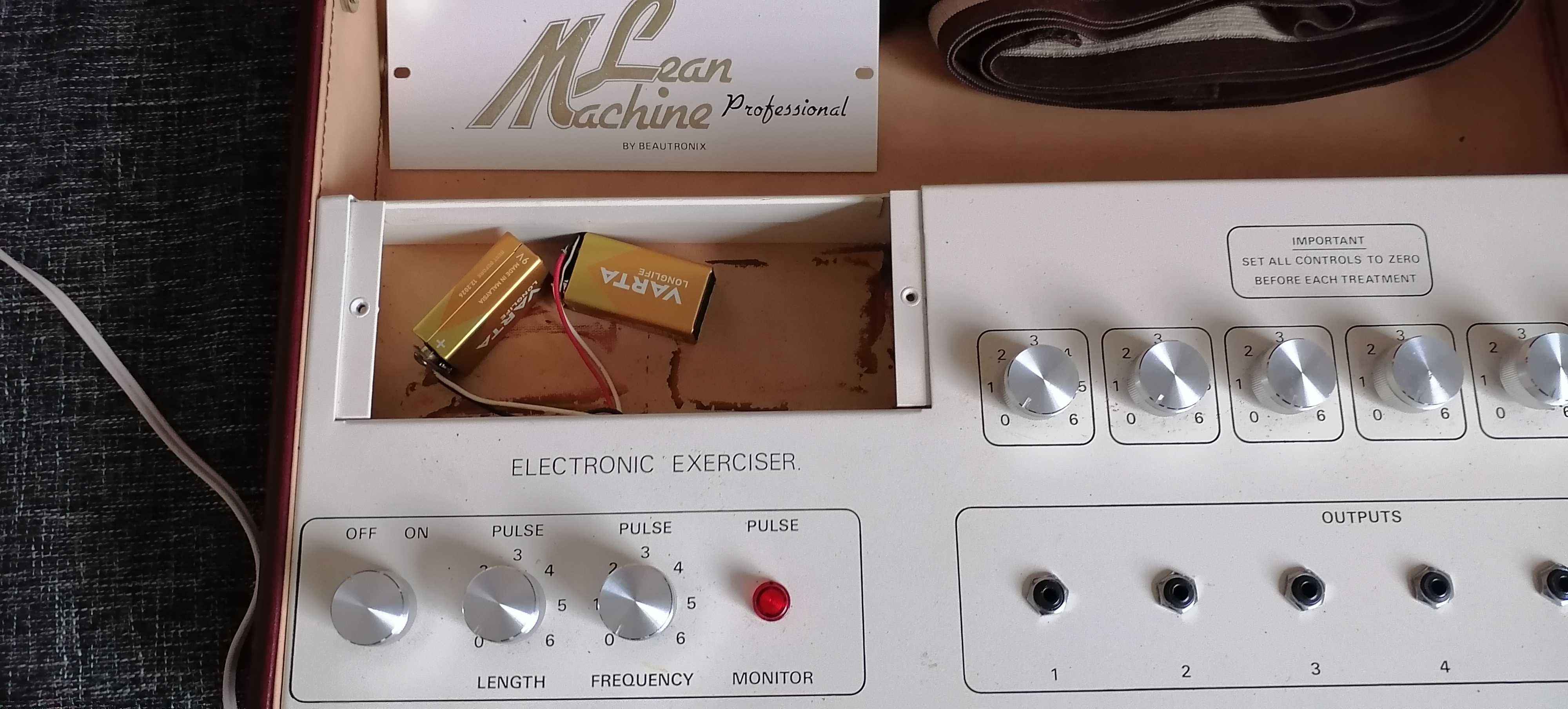 Elektrostymulator mięśni Lean Machine Professional Beautronix  vintage