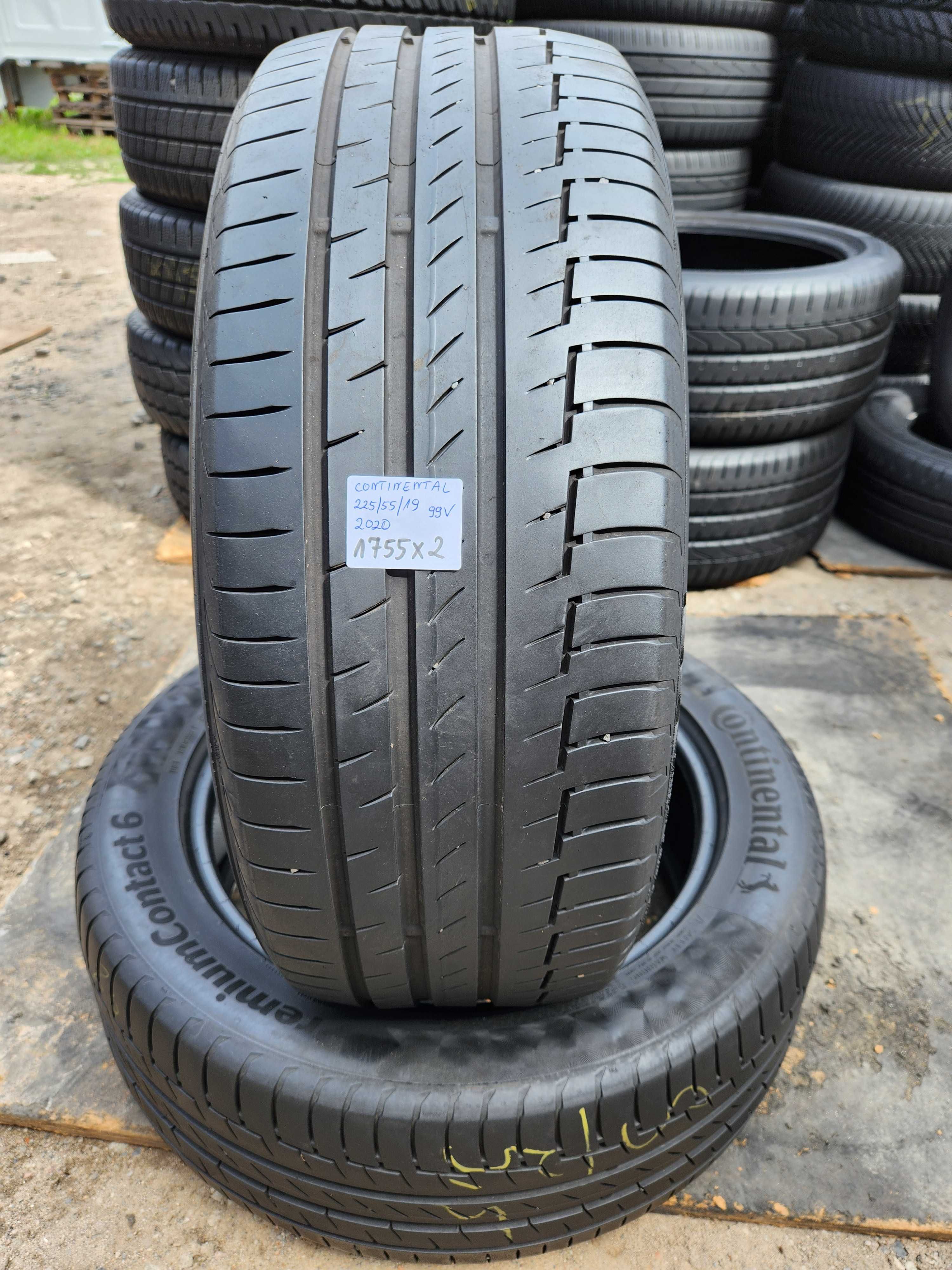 1755. CONTINENTAL PREMIUM CONTACT 6 225/55/19 opony letnie