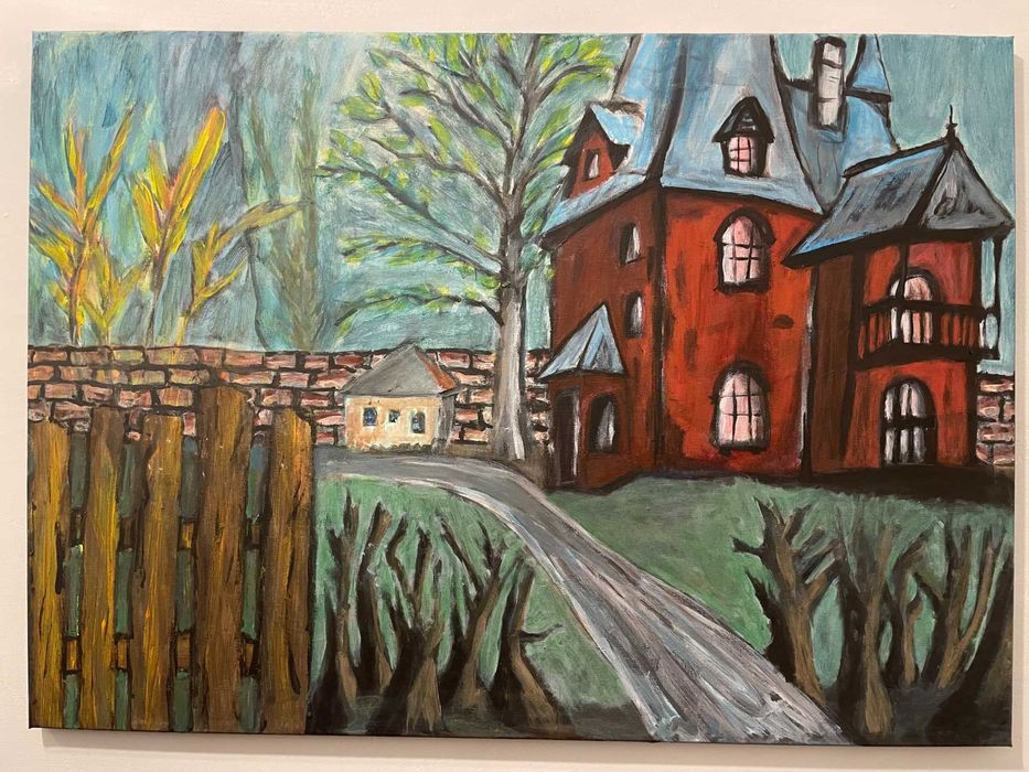 Obraz Kasztel akryl na płótnie