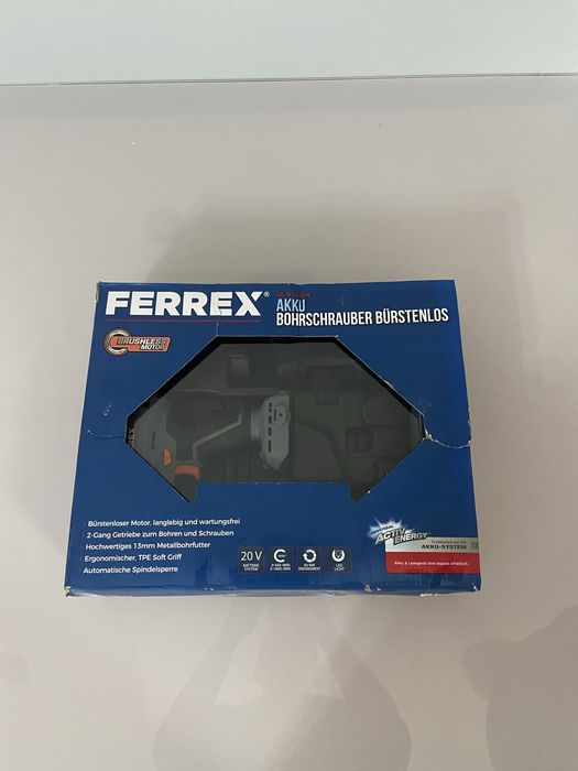 Wkrętarko wiertarka ferrex