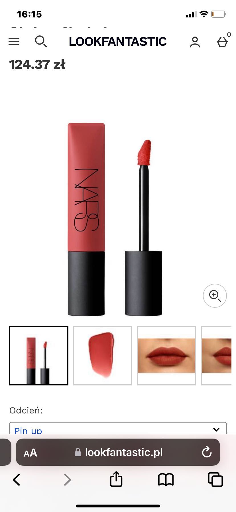 Pomadka do ust NARS kolor Pin up