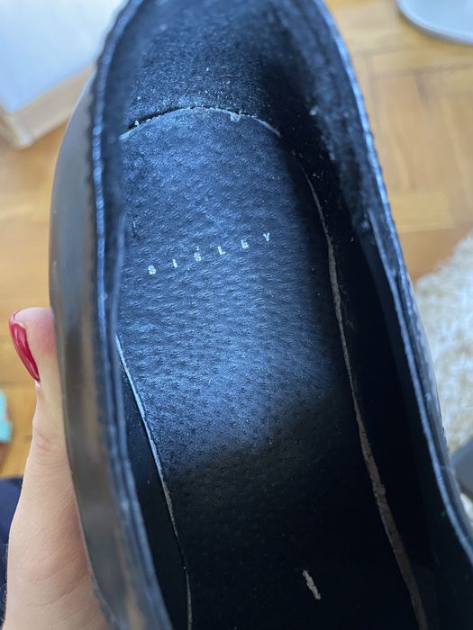 Туфлі броги Sisley жіночі чорні 38 розмір