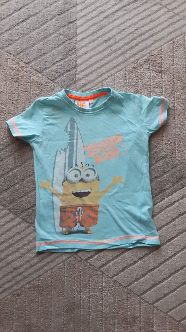 Koszulka Z Krótkim Rękawem T-shirt Minionki 98