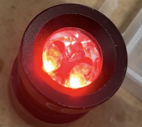 Lampka rowerowa do biegania migajaca