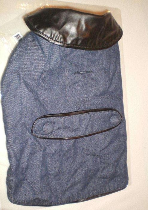 Fato em ganga para pet, tamanho S