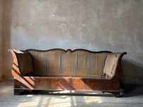 Orzechowa sofa Biedermeier
