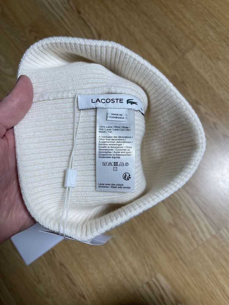 шапка lacoste жіноча