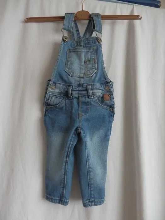 spodenki ogrodniczki dziecięce rozmiar 74