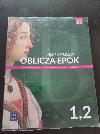 Książka język polski Oblicza epok 1.2 do liceum