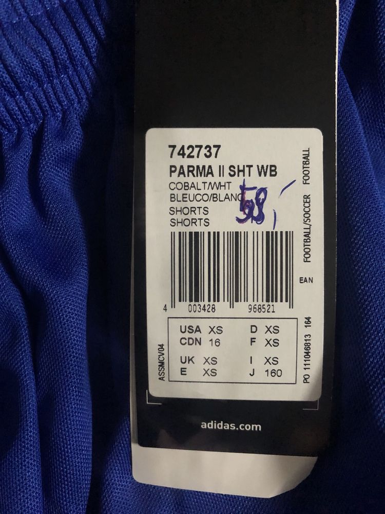 Spodenki Adidas  jr r XS