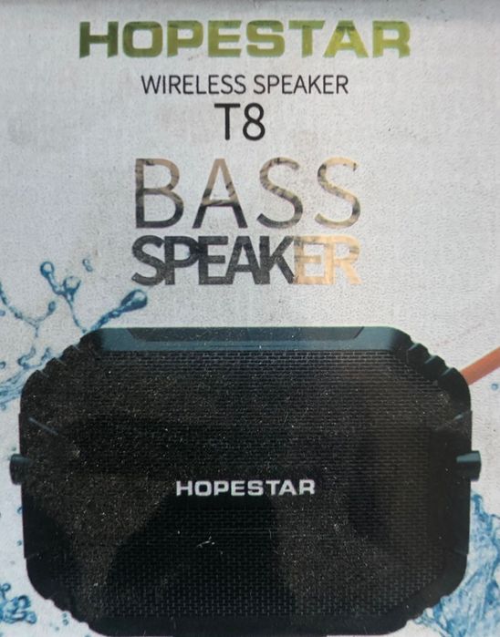 Портативная блютуз колонка Hopestar  флешка,радио,с защитой от влаги