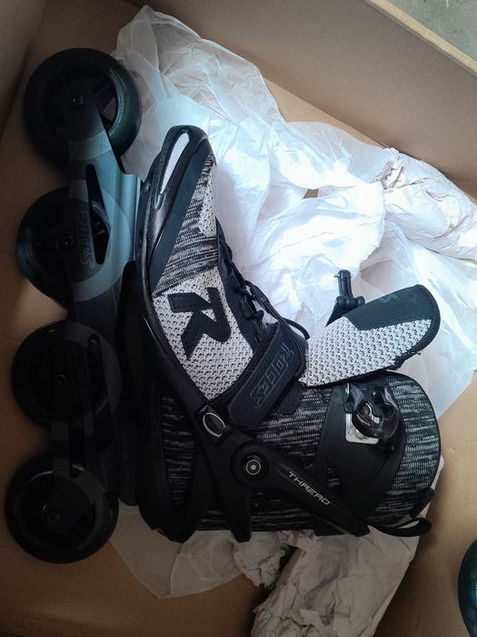 Łyżworolki Roces Thread szaro-czarne 400860 r. Eu46 29,9cm