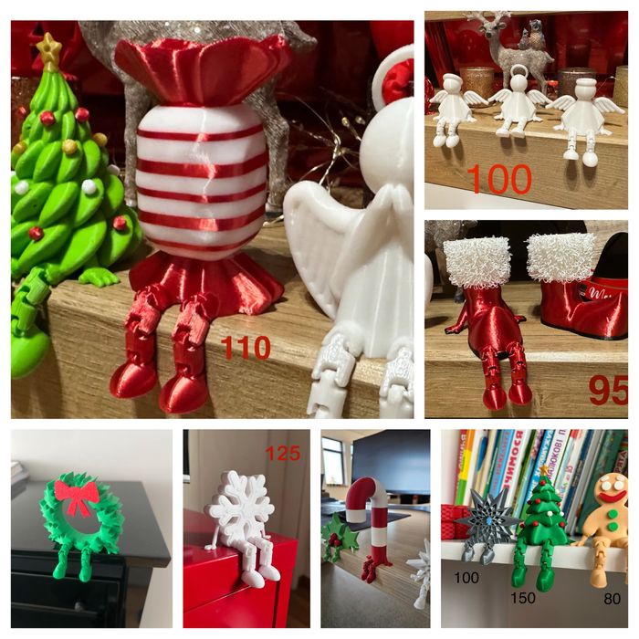 3D принт корпоративні замовлення, новорічні іграшки, прикраси, декор