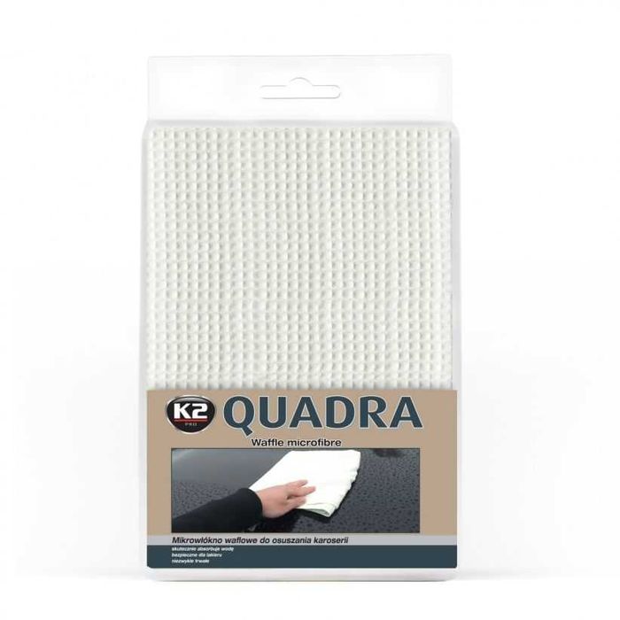 Mikrofibra waflowa K2 Quadra, 60x90 cm, 320 gsm