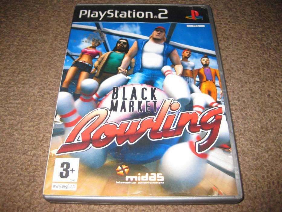 Jogo "Black Market Bowling" para a Playstation 2/Completo!