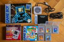 Zestaw Retro Nintendo Game Boy GameBoy Tetris Gry F1 Race Dr Mario