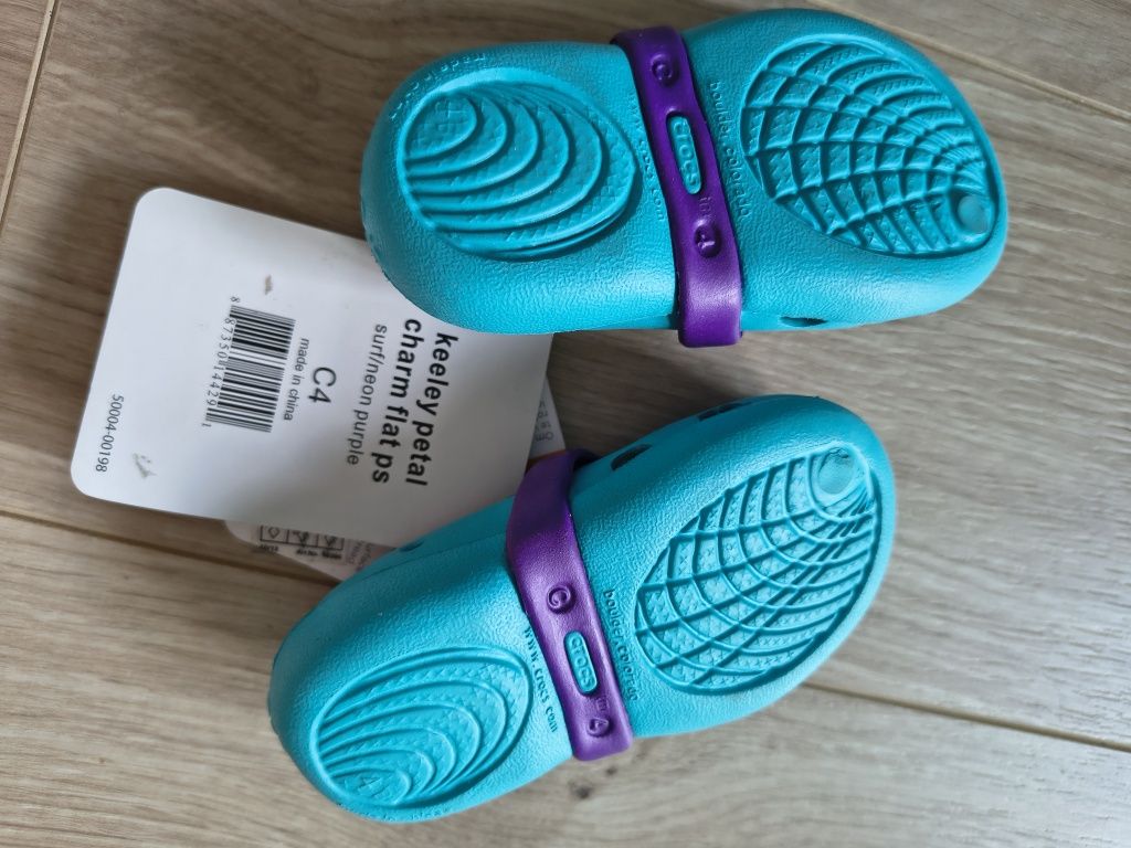 CROCS baleriny Keeley Charm C4 nowe