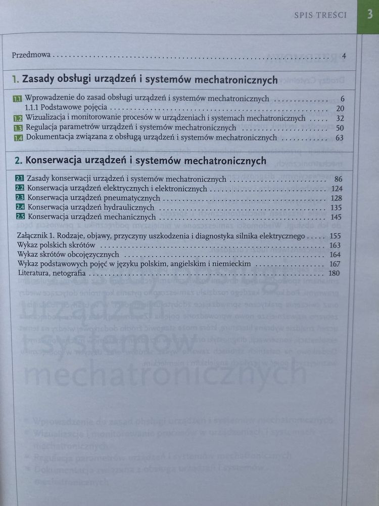 Obsługa urządzeń i systemów mechatronicznych