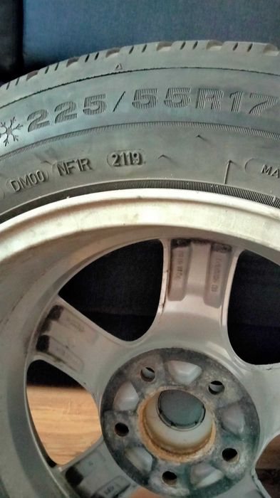 Koła Felgi 17'' 5x120 BMW F10 E60 zima BORBET DUNLOP
