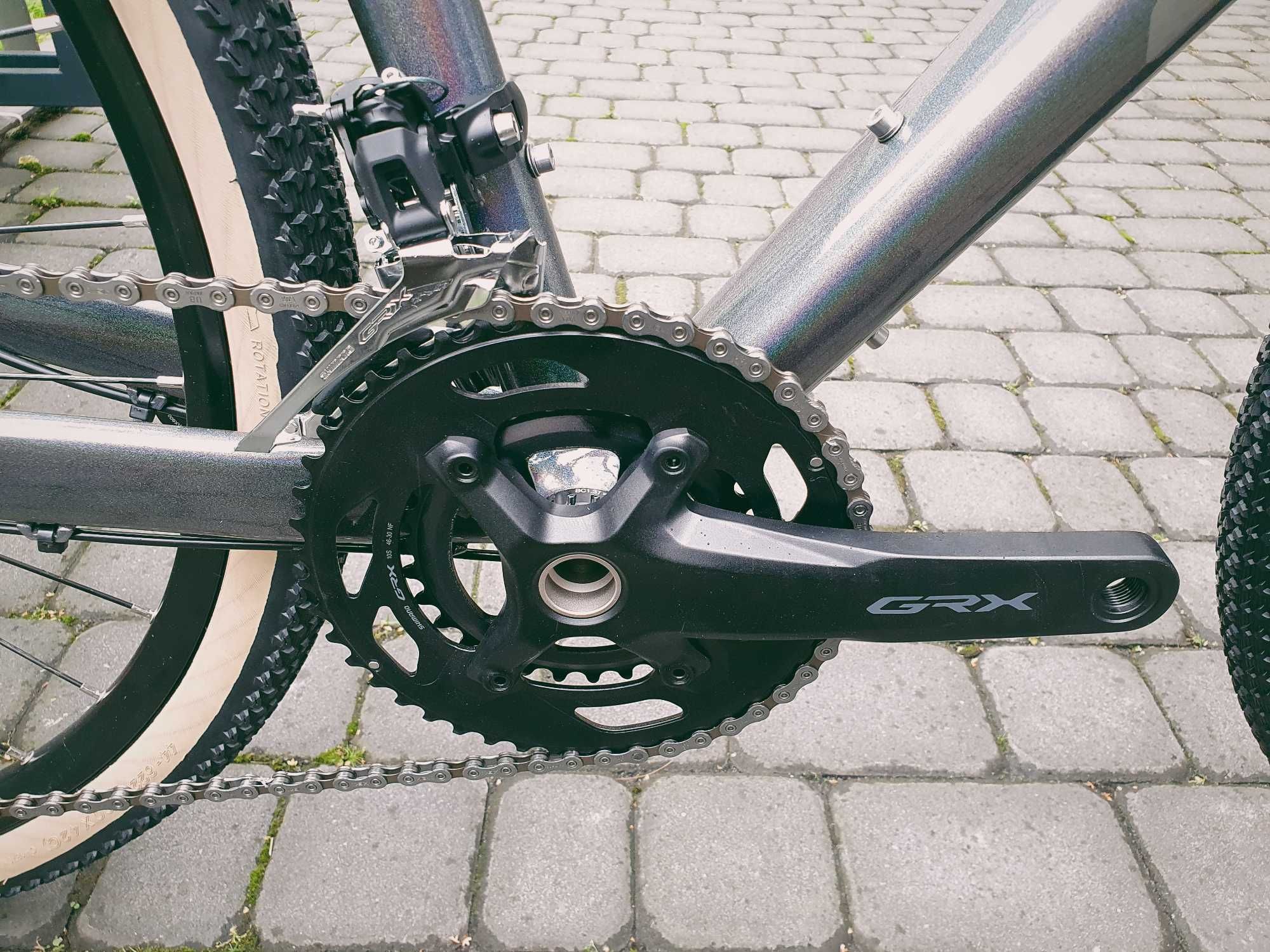 SM Storm Focus, rozm. 54cm, 58cm, tęcza, gravel, 2x10, grx, -25%