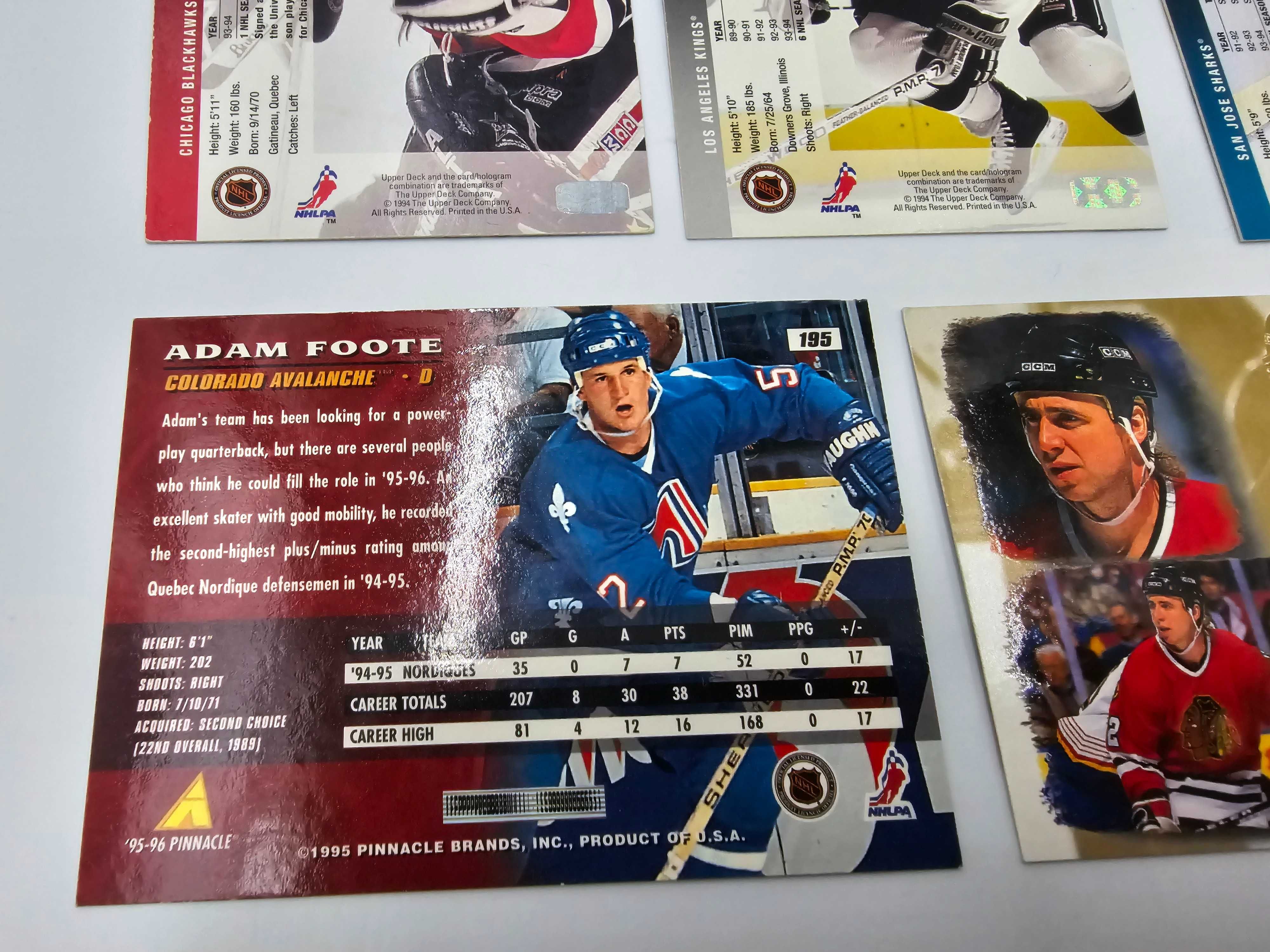 Karty Hokejowe NHL zestaw 20 szt. z 1994 r.