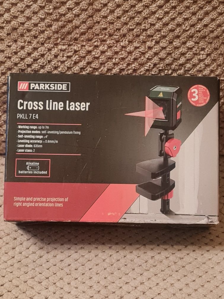Laser krzyżowy Parkside PKLL 7 E4