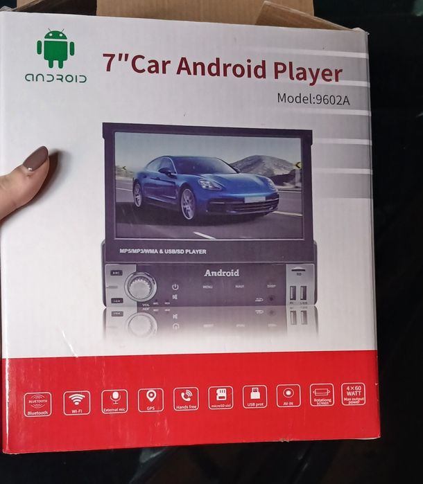 Продається автомангітола з висувним екраном на 7 дюймів 1 din, б/у