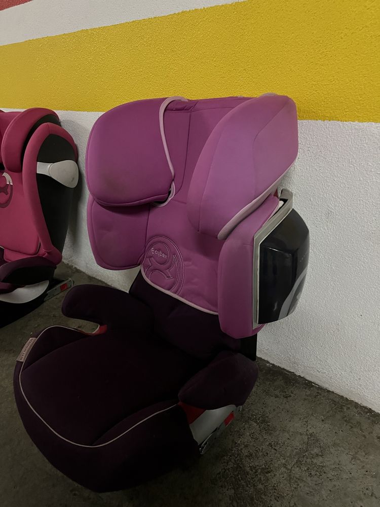 Cadeira auto - Grupo 2-3 - Cybex Solution X2 Fix Gold Line