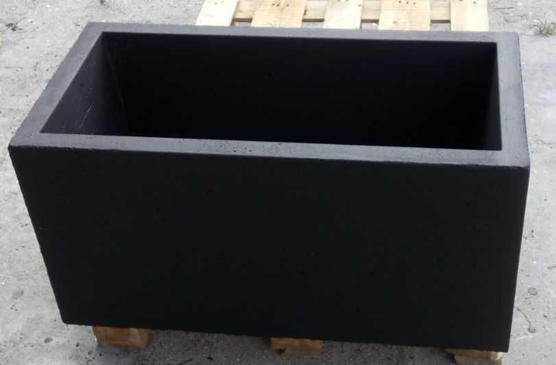 Donica betonowa ogrodowa doniczka, donice betonowe ogrodowe 80x40x40