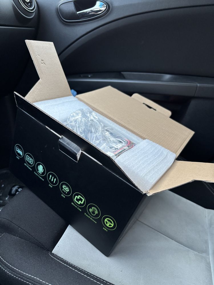 Radio android ISUDAR seat leon 2, carplay, 6gb ram, kamera cofania