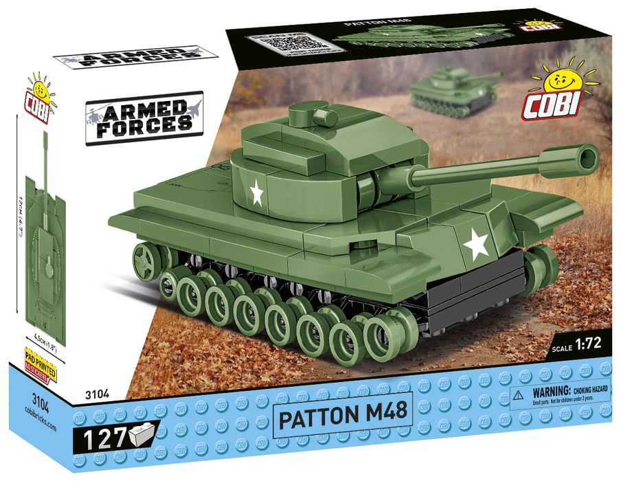Klocki Cobi 3104 Czołg Patton M48 Armed Forces 127 El.