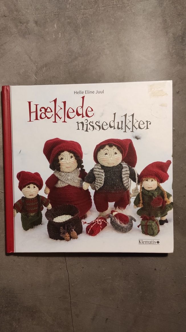 Hæklede nissedukker - lalki świętego Mikołaja amigurumi