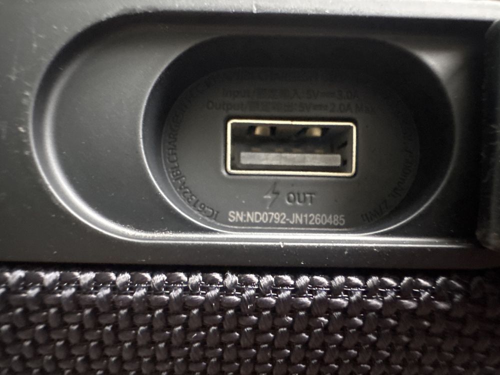 Glosnik JBL CHARGE 5 czarny oryginalny