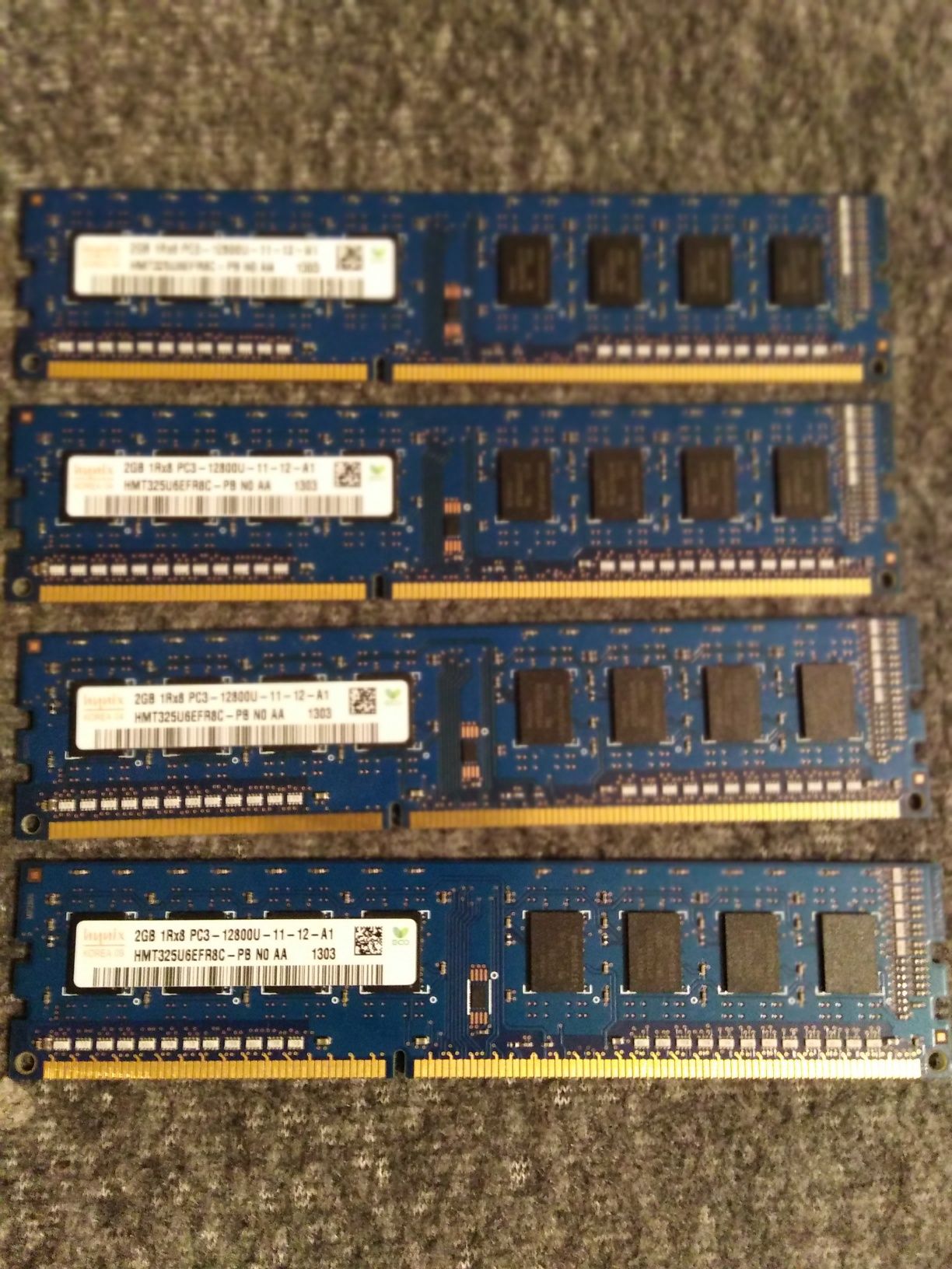 Pamięć RAM DDR3 1600MHZ 8gb (4x2Gb) cena za komplet