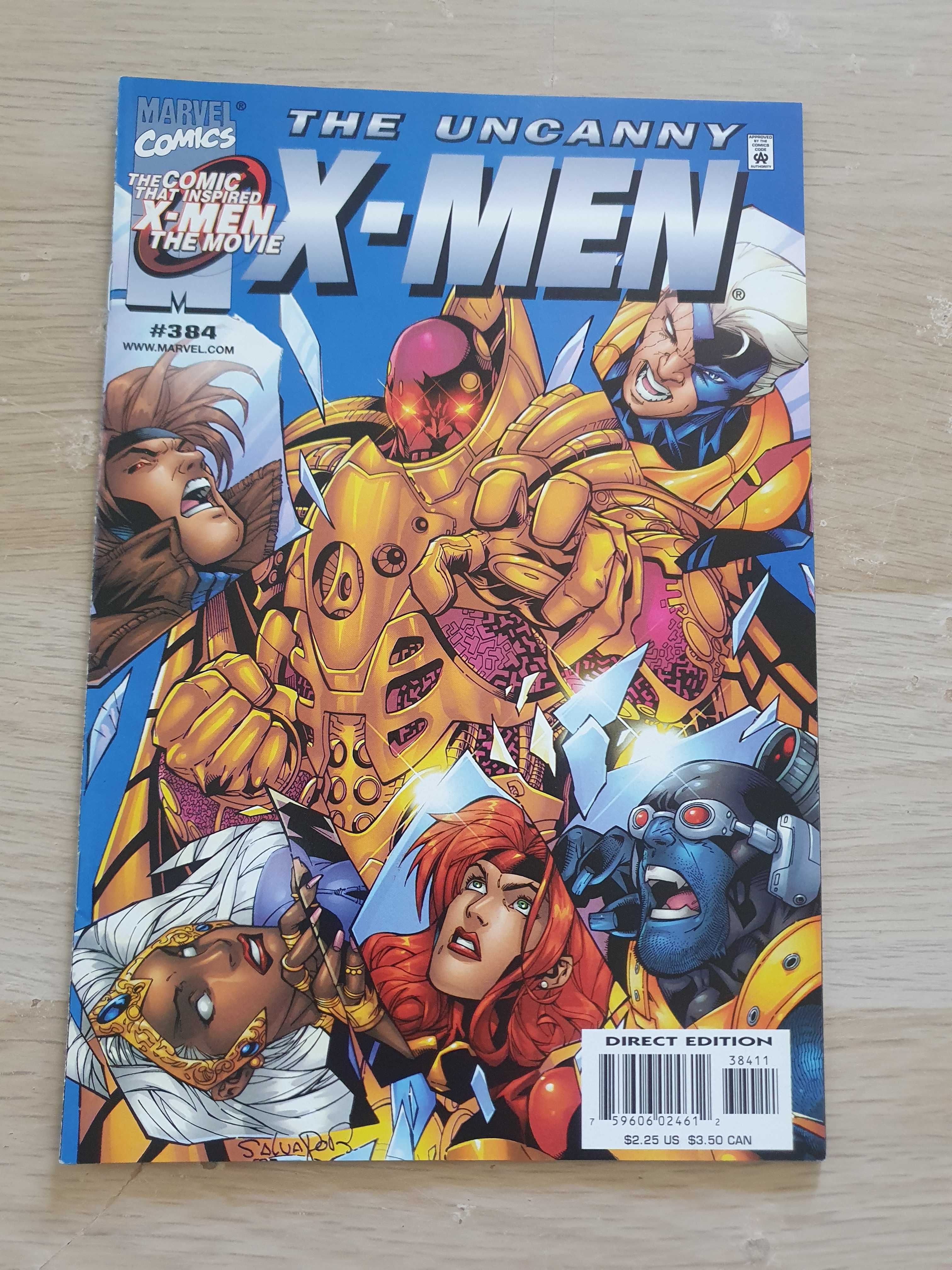 The Uncanny X-men vol 1: 369, 370, 371, 384 (ZM127)