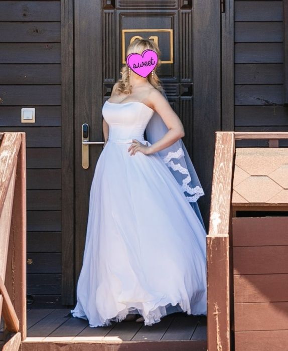 Свадебное платье белое