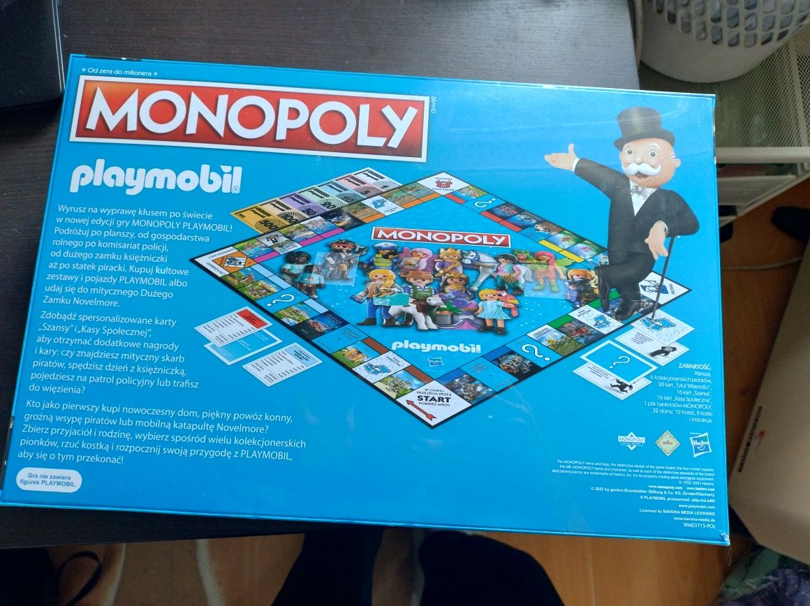 Gra MONOPOLY Playmobil, nowa