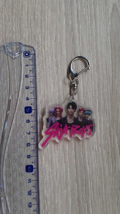 Saja Boys porta chaves acrílico kpop demon hunters