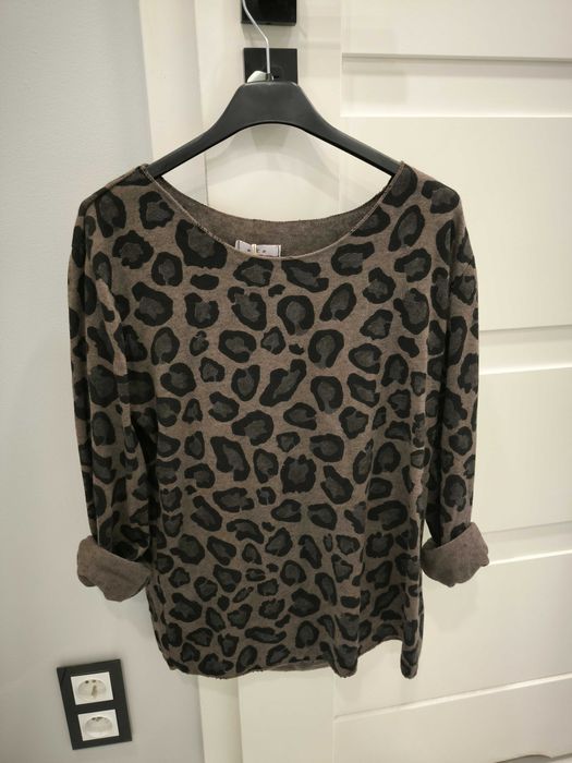 Sweterek damski panterka